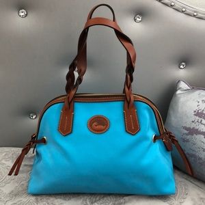 Dooney & Bourke large canvas and leather satchel